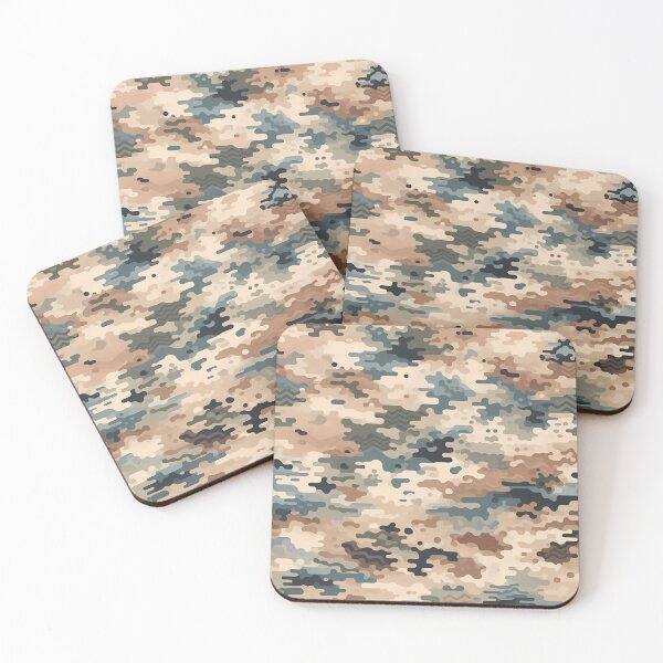 Item preview, Tactical Digital Camo - Neutral Abstract Pattern for Military & Outdoor Gear designed and sold by JohnnyVillas.