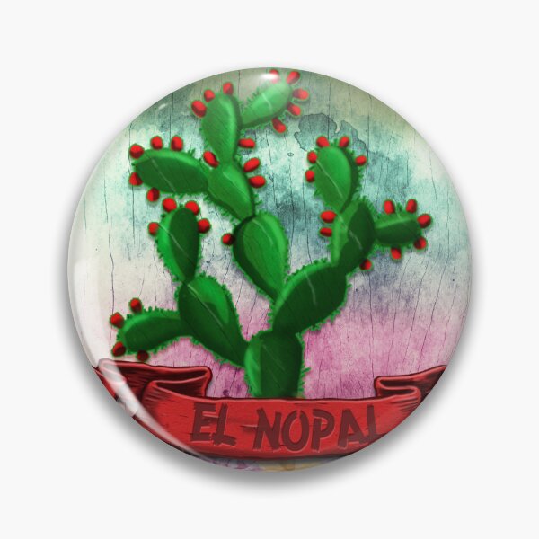 Item preview, El Nopal – Lotería-Style Nicho Retablo Art Print designed and sold by bombpop13.