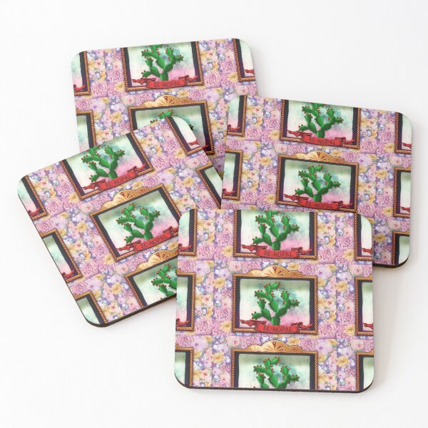 Item preview, El Nopal – Lotería-Style Nicho Retablo Art Print designed and sold by bombpop13.