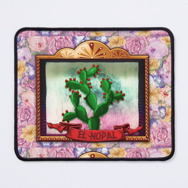 Item preview, El Nopal – Lotería-Style Nicho Retablo Art Print designed and sold by bombpop13.