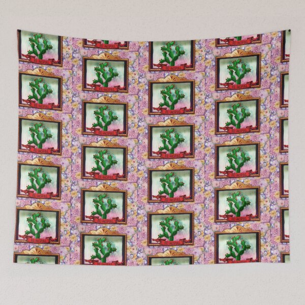 Item preview, El Nopal – Lotería-Style Nicho Retablo Art Print designed and sold by bombpop13.