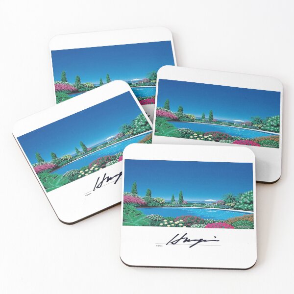 Item preview, Hiroshi Nagai Pool with Flowers Signature designed and sold by OVERSAI.
