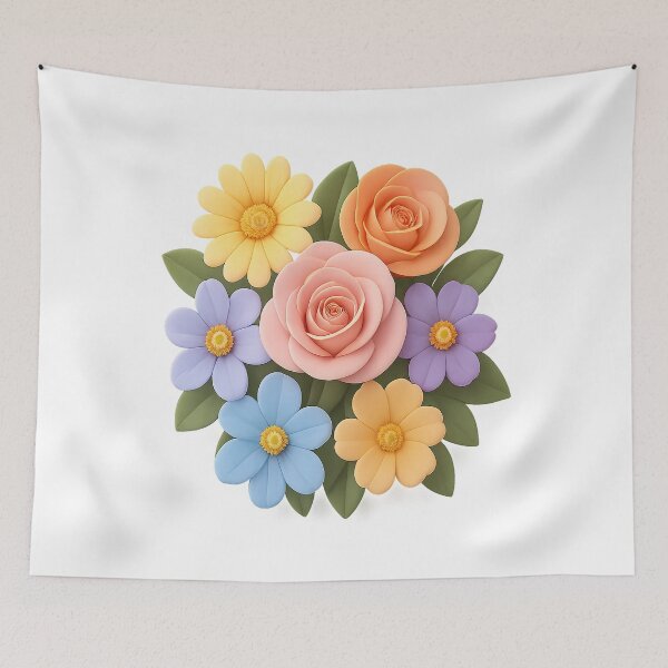 Item preview, 3D Flower Bouquet designed and sold by PastimeMastery.
