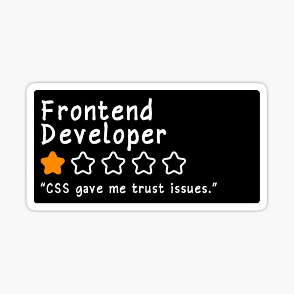 Item preview, Frontend Developer – 1 Star Review designed and sold by Debug Designs.