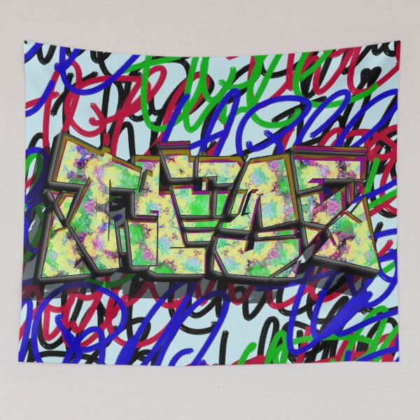 Item preview, thiCC Graffiti Piece with Tags Background designed and sold by thicc216.