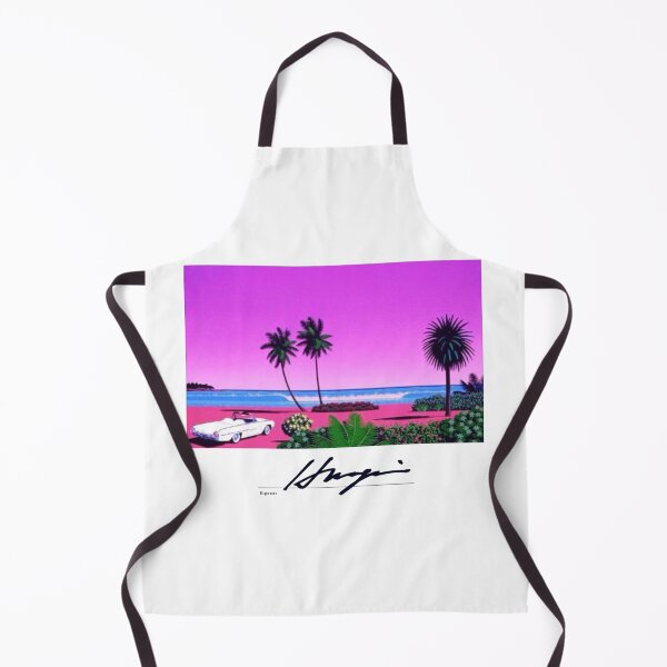 Item preview, Hiroshi Nagai Purple Beach White Muscle car with Signature designed and sold by OVERSAI.
