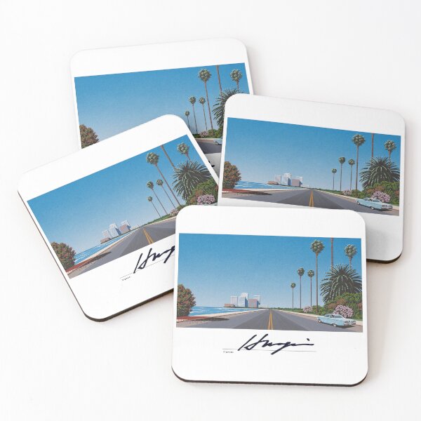 Item preview, Hiroshi Nagai Miami Beach street Muscle Car with Signature designed and sold by OVERSAI.