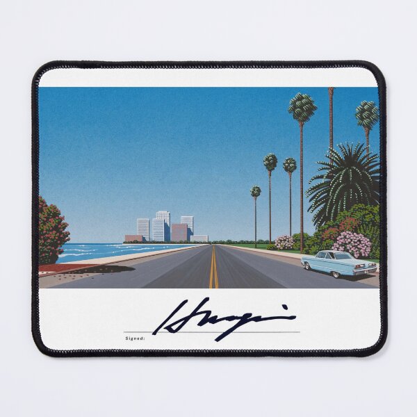 Item preview, Hiroshi Nagai Miami Beach street Muscle Car with Signature designed and sold by OVERSAI.