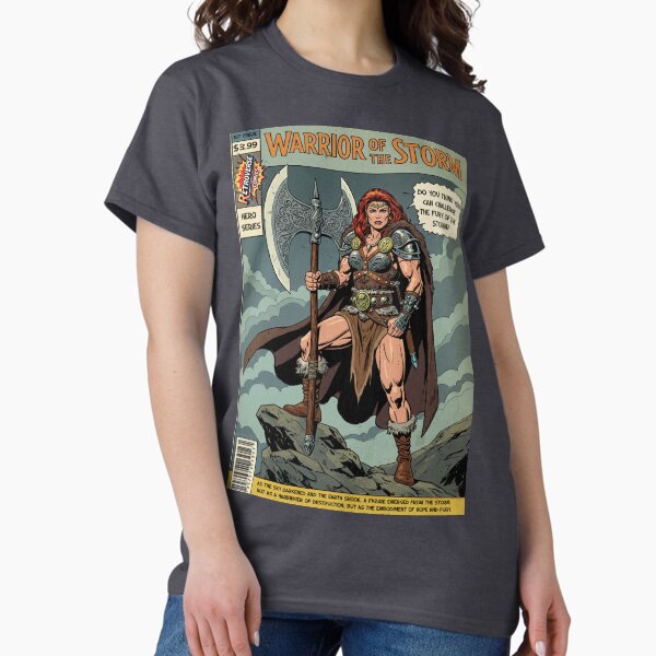 Artikel-Vorschau von Storm Warrior Untamed Fury, Comic-Cover, designt und verkauft von JonelleTshirts.