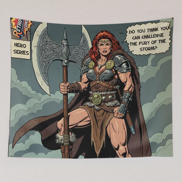 Item preview, Storm Warrior Untamed Fury, comic cover designed and sold by JonelleTshirts.