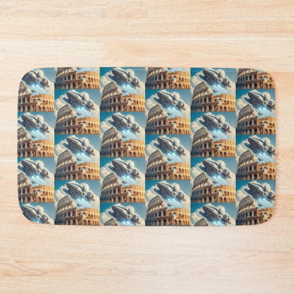 Item preview, Spaceships passing over the Colosseum designed and sold by Dogandesighn.