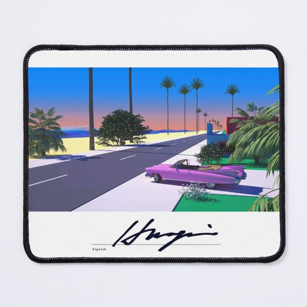 Item preview, Hiroshi Nagai Purple Muscle car Miami Neighborhood with Signature designed and sold by OVERSAI.