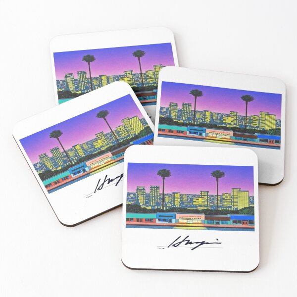 Item preview, Hiroshi Nagai Miami Street Night with Signature designed and sold by OVERSAI.