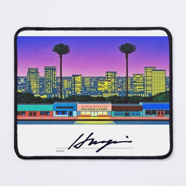 Item preview, Hiroshi Nagai Miami Street Night with Signature designed and sold by OVERSAI.