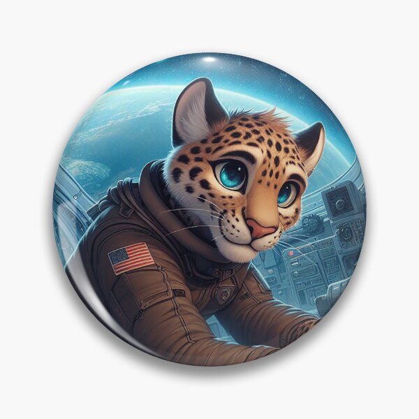 Item preview, Leopard Space Astronaut designed and sold by nikkolaus.
