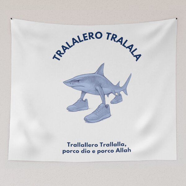 Item preview, Tralalero Tralala (Italian Brainrot) designed and sold by LookinFreshh.
