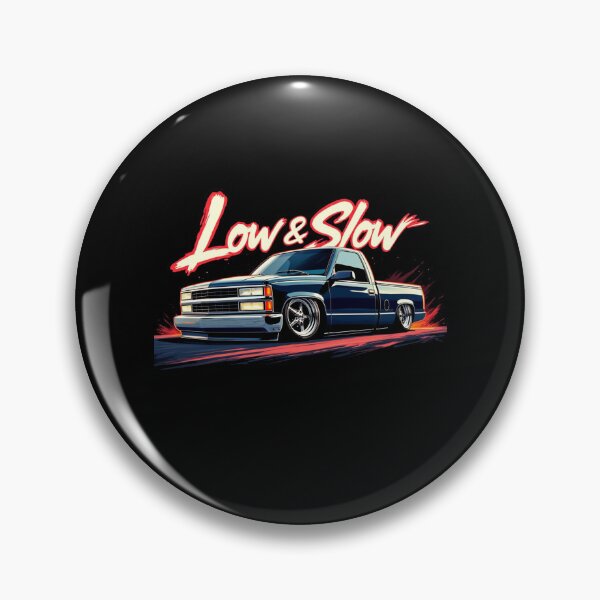 Item preview, Low & Slow – Slammed Chevy 1500 Art designed and sold by TheArtOfCar.