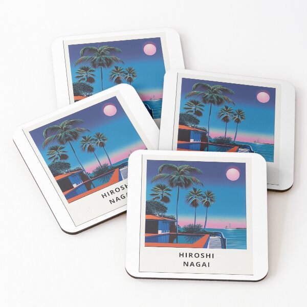 Item preview, Hiroshi Nagai House Beach sunset Polaroid designed and sold by OVERSAI.