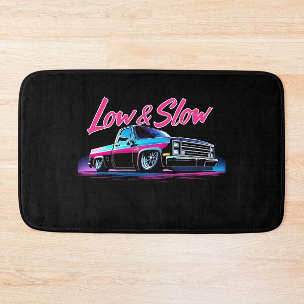 Item preview, Low & Slow – Neon Squarebody C10 Art designed and sold by TheArtOfCar.