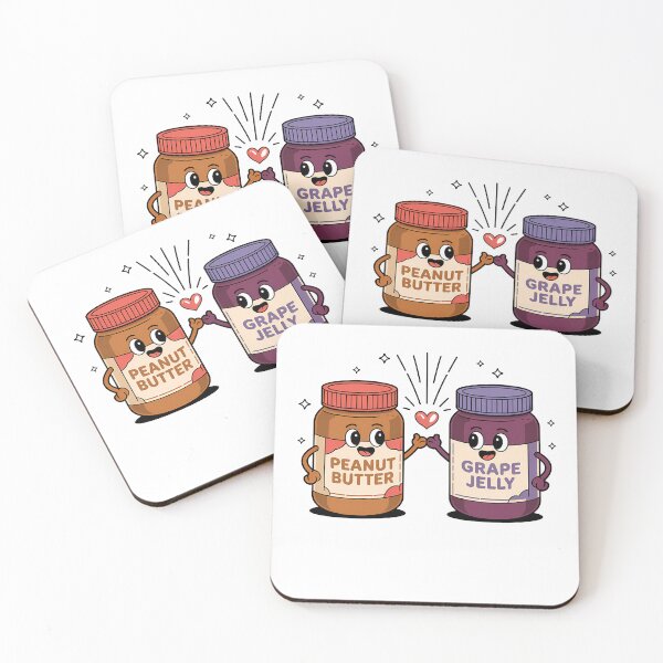 Item preview, Cute peanut butter and jelly besties best friends designed and sold by billyperks.