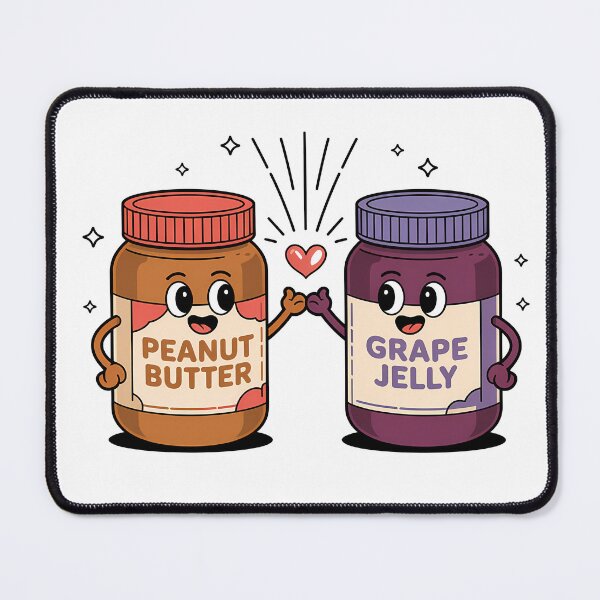 Item preview, Cute peanut butter and jelly besties best friends designed and sold by billyperks.
