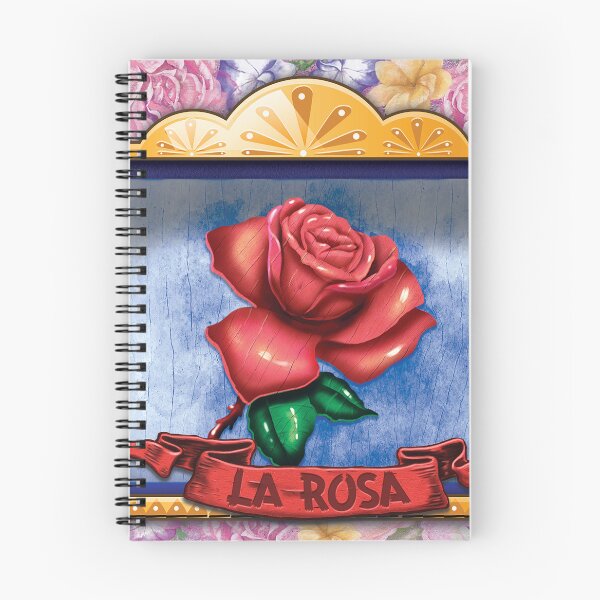 Item preview, La Rosa (The Rose) Loteria Style Nicho Art designed and sold by bombpop13.