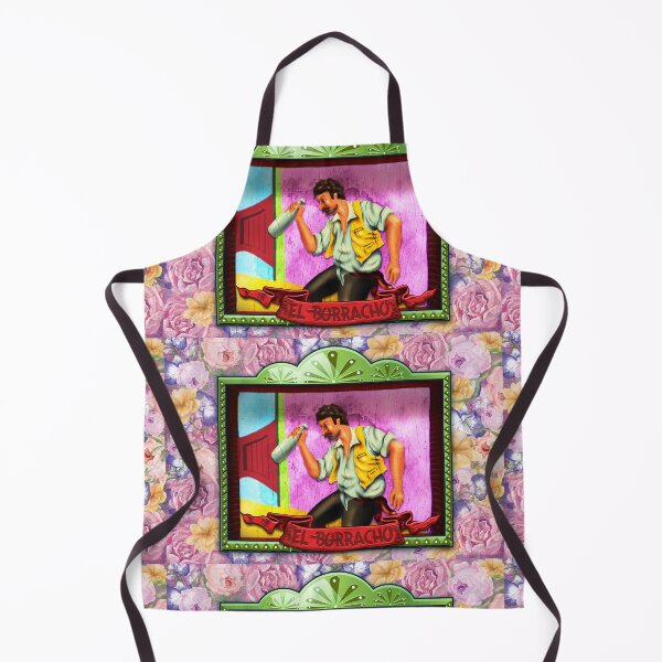 Item preview, El Borracho – Lotería-Style Nicho Retablo Art Print designed and sold by bombpop13.