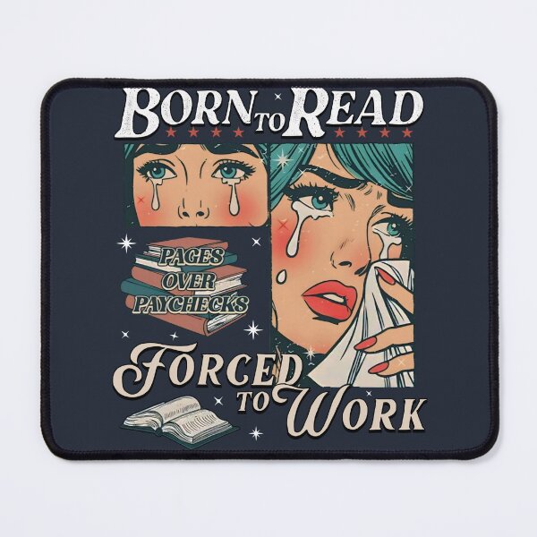 Item preview, Retro Comfort Born To Read Bookish / Funny Reader Book Addict Tee / Spicy Books Sweater Gift , Aesthetic Men Womens Kids Book Lovers designed and sold by Taylor  ART.