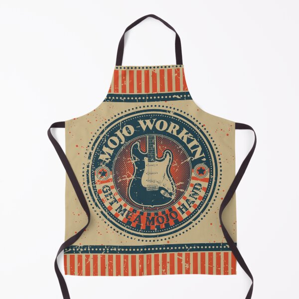 Artikelvorschau, Retro Mojo Workin‘ Blues Emblem entworfen und verkauft von wickedpretty.