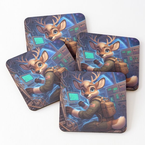 Item preview, Spacecraft Deer Electrician designed and sold by nikkolaus.