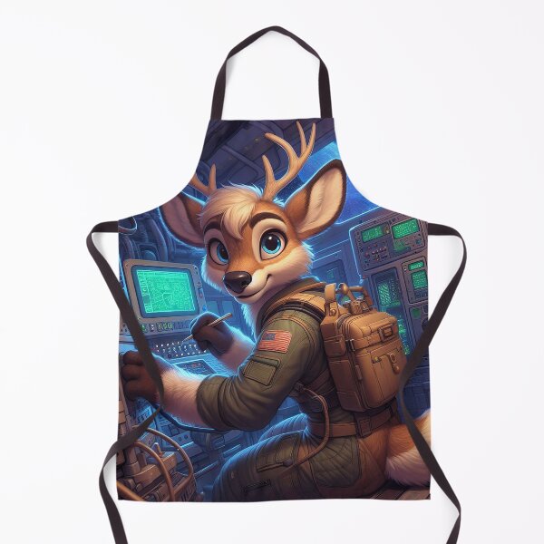 Item preview, Spacecraft Deer Electrician designed and sold by nikkolaus.