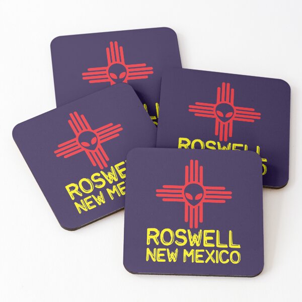 Item preview, Roswell New Mexico Zia Symbol Alien Head designed and sold by jaygo.
