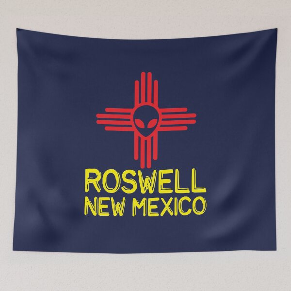 Item preview, Roswell New Mexico Zia Symbol Alien Head designed and sold by jaygo.