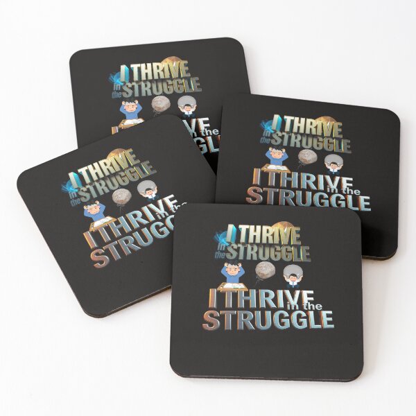 Item preview, I THRIVE IN THE STRUGGLE – Bold T-Shirt for the Resilient designed and sold by Mikel-empire.