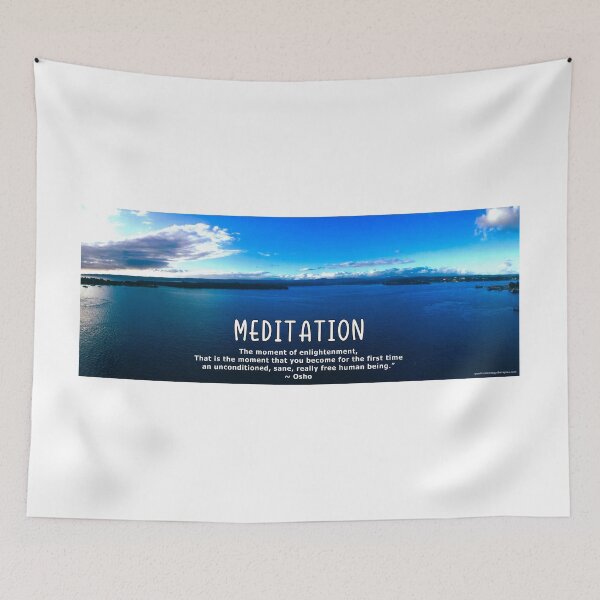 Item preview, Meditation quote - Osho designed and sold by Quantum-Life.