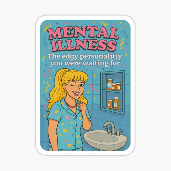 Aperçu de l'œuvre Maladie mentale : votre nouvelle personnalité créée et vendue par Trauma Nicole.