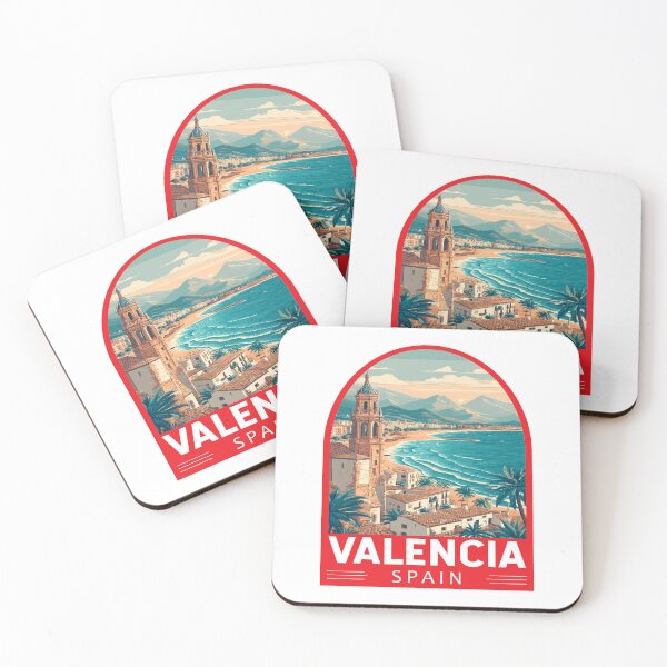 Item preview, Valencia Spain Travel Art Emblem designed and sold by KrisSidDesigns.