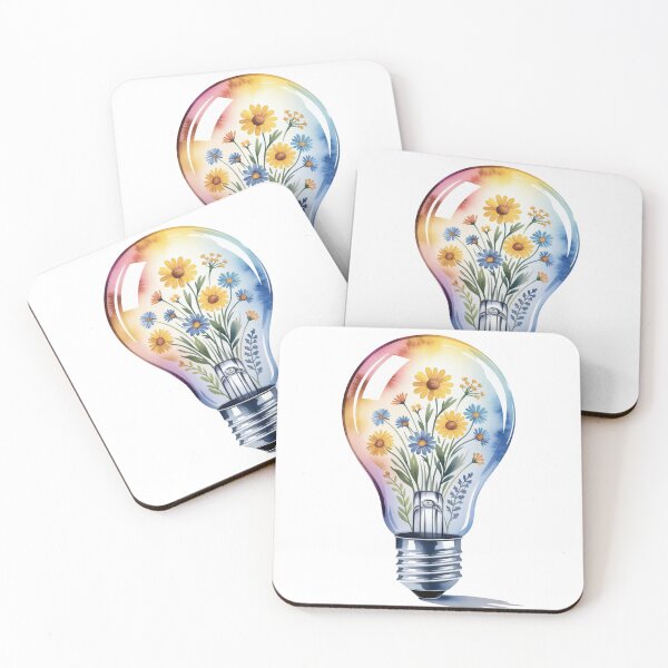 Item preview, flowers light bulb designed and sold by jkrphoto.