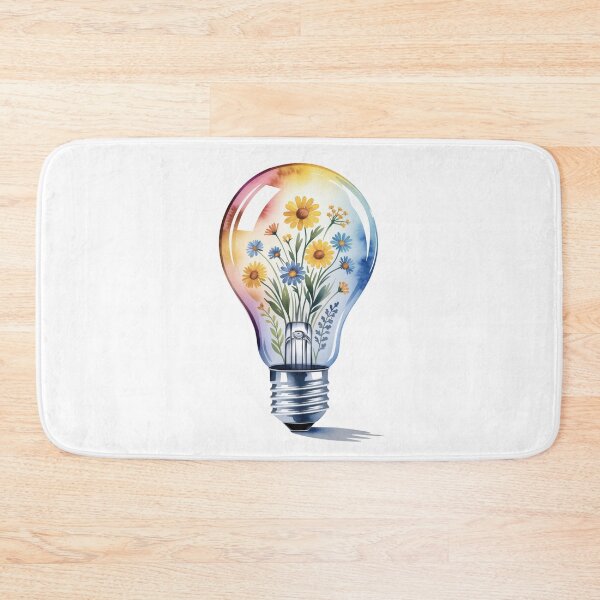 Item preview, flowers light bulb designed and sold by jkrphoto.