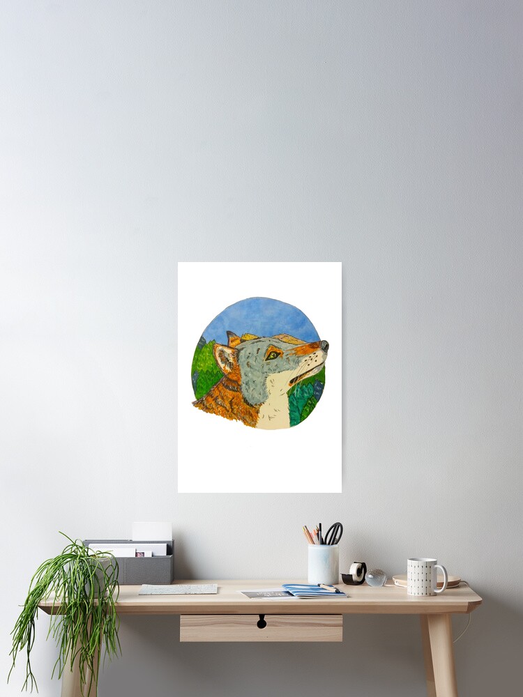 Thumbnail 2 of 3, Poster, Italian Wolf designed and sold by DeanArthur.