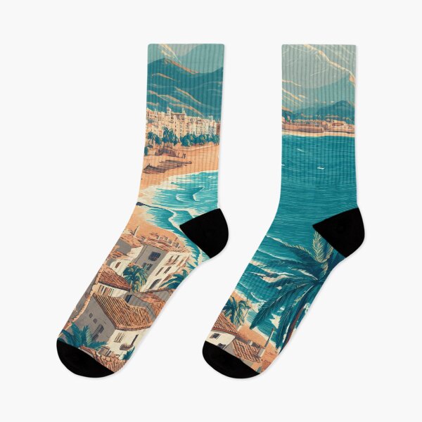 Item preview, Valencia Spain Illustration Travel Art Vintage designed and sold by KrisSidDesigns.