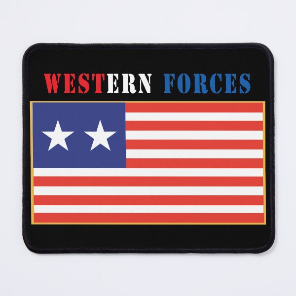 Item preview, Flag - Western Forces - 2 Star Flag w Txt X 300 designed and sold by Military Insignia Products.