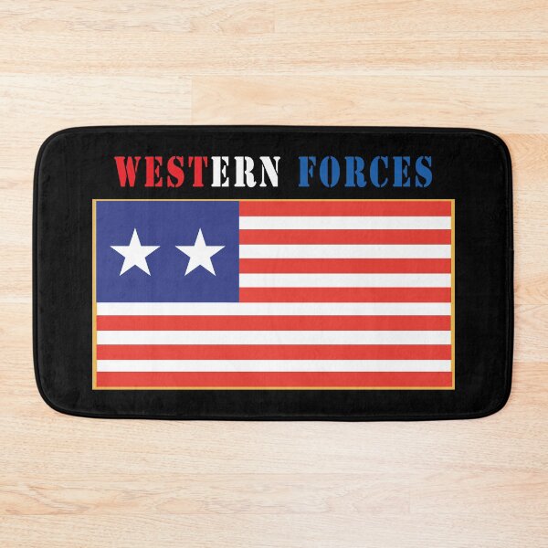 Item preview, Flag - Western Forces - 2 Star Flag w Txt X 300 designed and sold by Military Insignia Products.