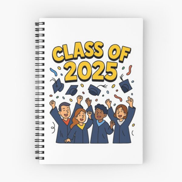 Artikelvorschau, Ein Hoch auf die Klasse von 2025 – Lustiges Cartoon-Design zum Abschluss entworfen und verkauft von Emanova9.