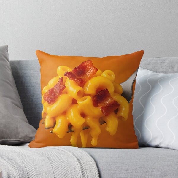 Item preview, Forkful of Mac 'n' Cheese with Bacon – Food Lover's Poster designed and sold by Boombox Theory.