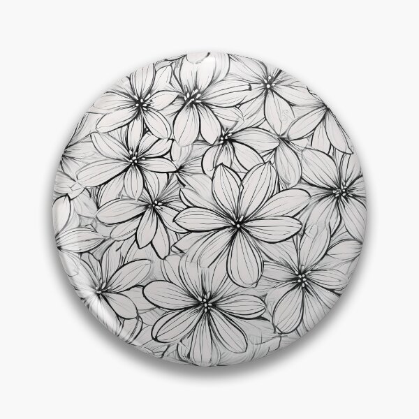 Item preview, Blooming Black and White Bliss designed and sold by Canvas-Whispers.