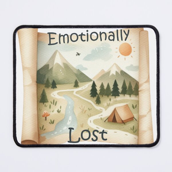 Item preview, Emotionally Lost Map designed and sold by Lori Winslow Designs.