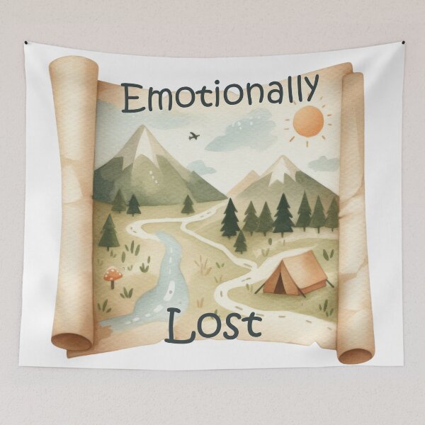 Item preview, Emotionally Lost Map designed and sold by Lori Winslow Designs.