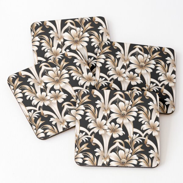 Item preview, Golden Blossoms on Midnight designed and sold by Canvas-Whispers.