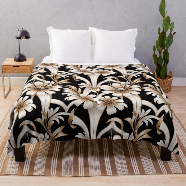 Item preview, Golden Blossoms on Midnight designed and sold by Canvas-Whispers.